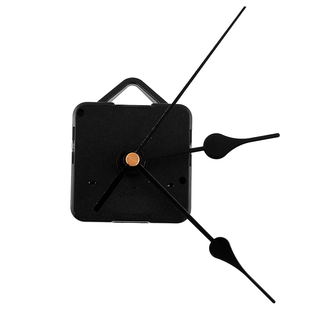Тихая винтажная ретро-классика механизм для кварцевых часов черные руки части Набор DIY настенные части часов, аксессуары деко инструменты