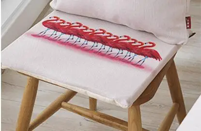 Современный минималистичный подушка для сидения птиц Толстая хлопковая подушка для сидения Коврик противоскользящий домашний декор