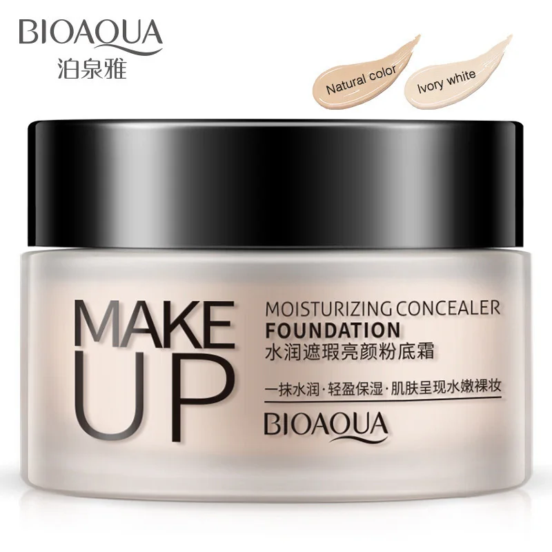 BIOAQUA BB CC Cream Foundation Facial Creams Cosmetics Concealer Dark Skin Moisturizing Whitening Natural Nude Makeup Skin Care