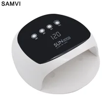 SUN4 Plus 52 Вт УФ-лампа для маникюра умный датчик таймер светодиодный экран 110 В-240 В отверждение всех гель-лаков светодиодная УФ-лампа для ногтей