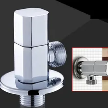 Медный холодной и горячей водозапорный кран треугольный клапан, туалет/Кухня Латунный заправочный клапан, водонагреватель ванной комнаты впускной клапан