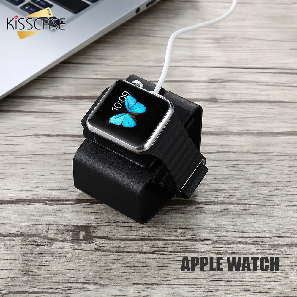 KISSCASE Универсальный алюминиевый держатель для Apple Watch Подставка зарядки i удобный