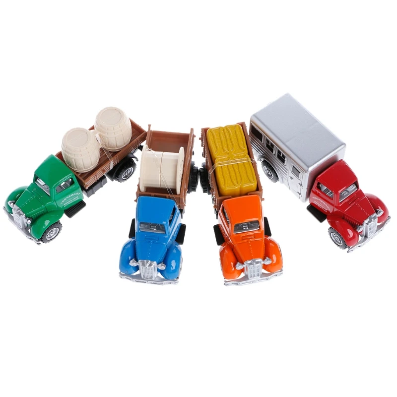 Рабочий грузовик управление Ван Винтаж транспортных средств модель дети играют автомобиль игрушки ролевая игра действие