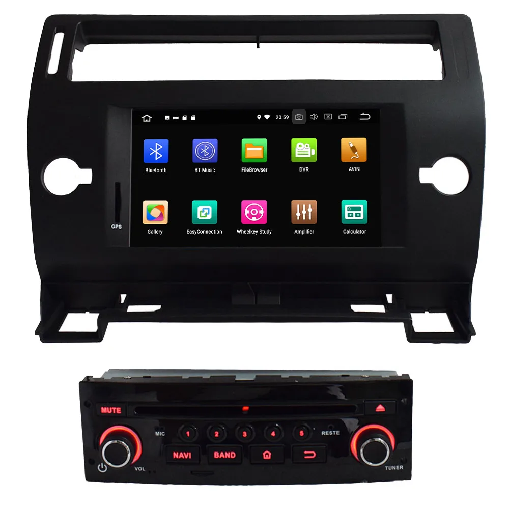 Perfect Octa Core 4G WIFI Android 8.1 4GB RAM 64GB ROM BT Car DVD Multimedia Player Radio Stereo For Citroen C4 Quatre Triumph 2004-2012 1