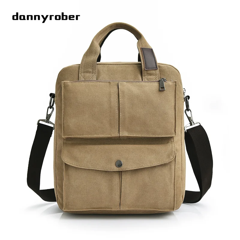 Men's Canvas Bags Male Casual Travel Messenger Bag For Teenagers