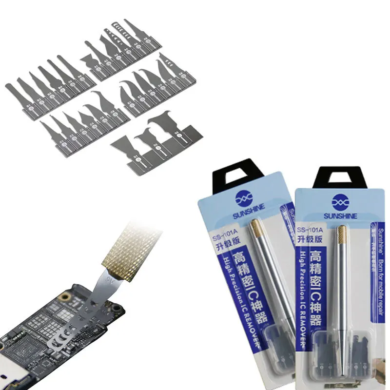 

SUNSHINE SS-101A BGA IC Chip Mainboard Repair CPU Blade Dual Function Demolition For mobile phone computer repair Disassemble