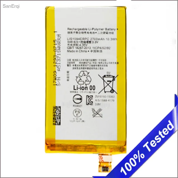 Per Sony Xperia Z5 Mini Z5C Z5 Compatto Batteria E5823 Batterie Bateria 2700 Mah Lis1594Erpc Sanerqi