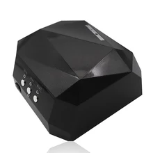 24 Вт Светодиодный УФ-сушка для ногтей лампа в форме бриллианта дизайн ногтей лампа Сушилка Гель, полирующие средства с автоматическим датчиком для домашнего и салонного использования