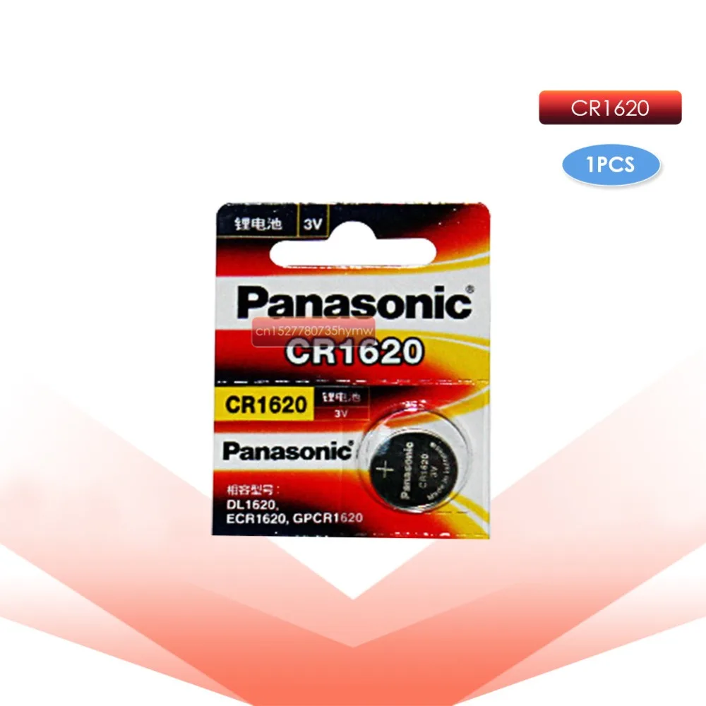 

PANASONIC 1pc cr1620 3v button cell coin lithium li-ion batteries watch car toy ECR1620 DL1620 5009LC KCR1620 BR1620 LM1620
