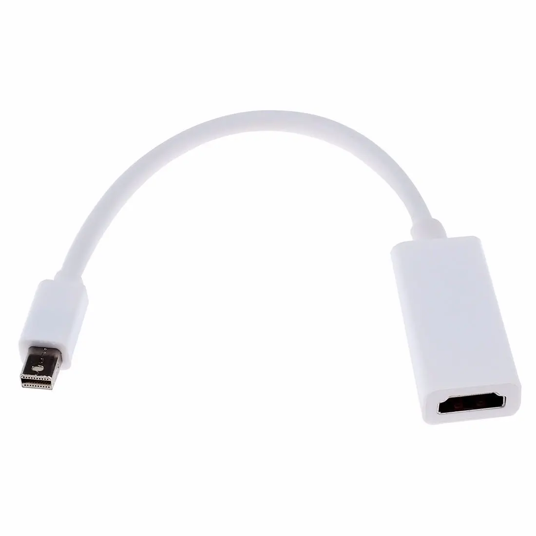 

Mini DisplayPort To HDMI Adapter Cable Mini DP Thunderbolt Video Converter HDTV Adapter For MacBook Mac for iMac to TV Projector