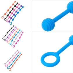 Анальный Plug бусы массажер для взрослых силикон унисекс интимные игрушки для женщин Для мужчин пары новое поступление