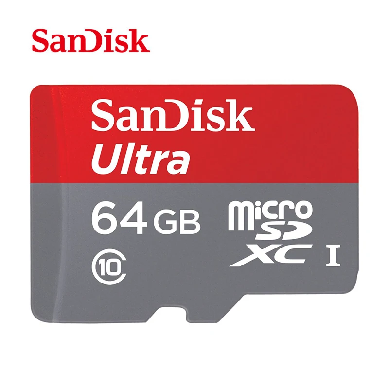 Двойной Флеш накопитель SanDisk 80 МБ/с. карта памяти класса 10 32gb 64gb 32 ГБ оперативной 16