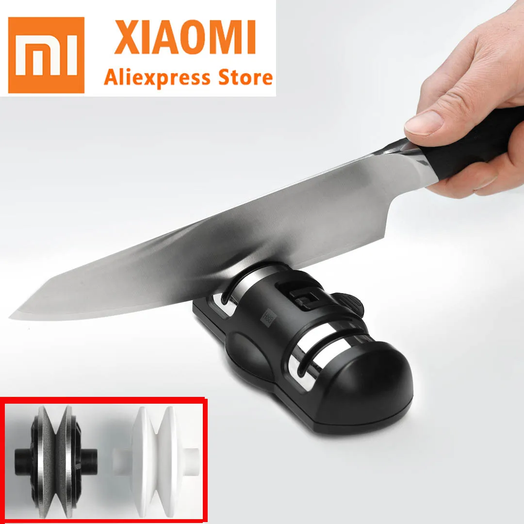 XIAOMI Mijia HUOHOU HU0045 точильные камни с двойным колесом K nife точильный инструмент
