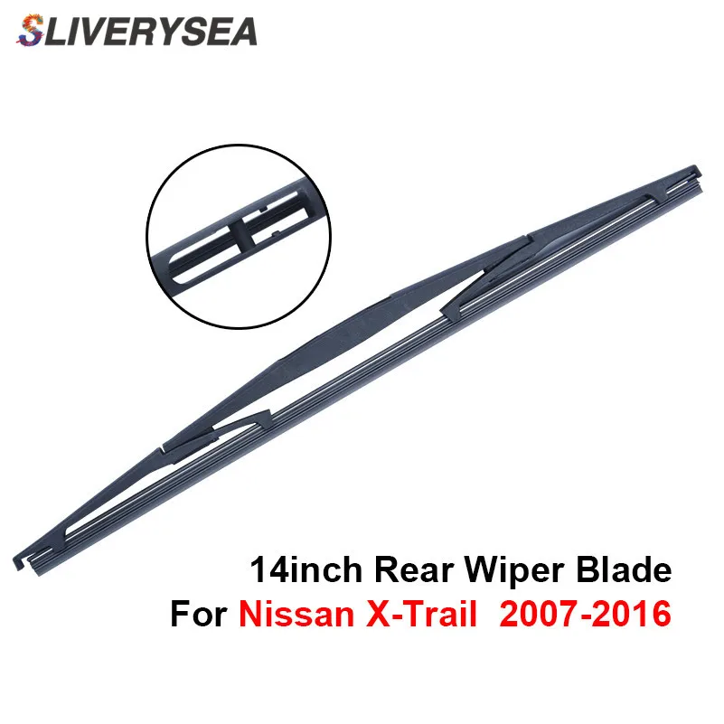 SLIVERYSEA Передняя Задняя щетка стеклоочистителя для Nissan X-Trail 2007- высокое качество силиконовая резина Стеклоочиститель Стеклоочистители