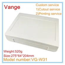 1 шт./лот, чехлы для электроники, настенное крепление 275*64*204 мм, корпус из АБС-пластика, распределительные коробки для усилителей, оборудование