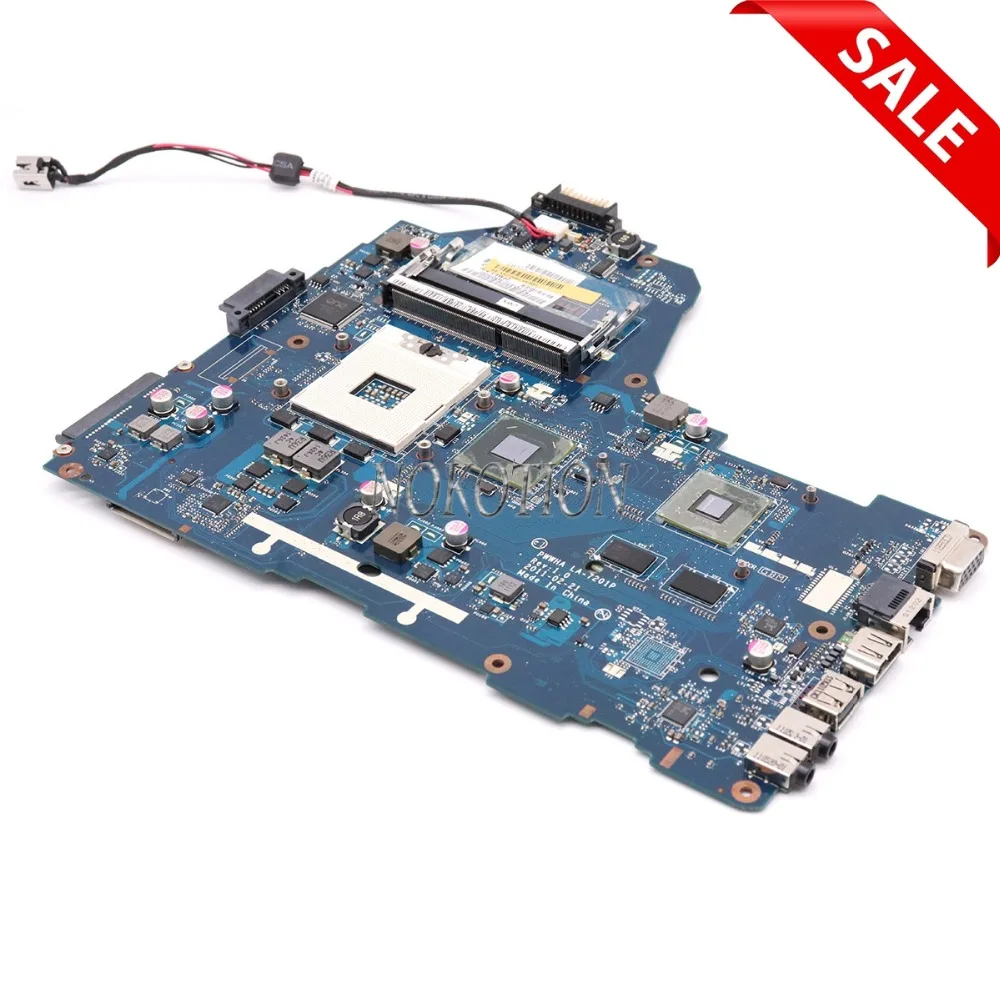 Материнская плата NOKOTION PWWHA LA 7201P Rev 1 0 MB K000128440 для ноутбука toshiba satellite C660 HM65 GeForce|rev