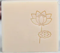 size 4x3cm Рисунок лотоса мыло ручной работы штамп прозрачный Diy натуральный акрил органическое декоративное мыло изготовление на заказ Печать - Цвет: size 4x3cm