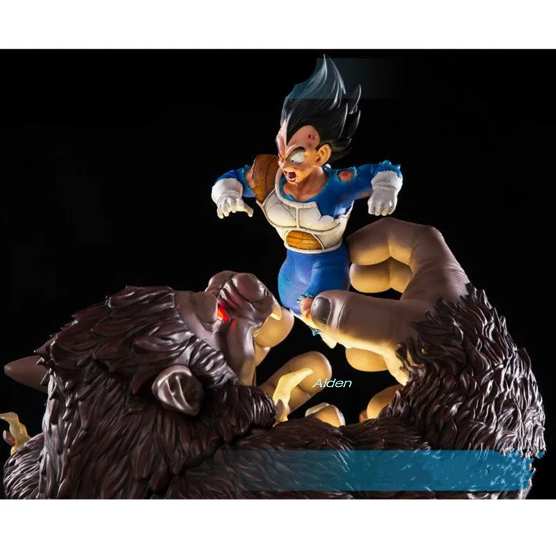 1" Dragon Ball Z статуя Вегета бюст обезьяна Гохан сцены полный Длина портрет супер сайян, «Жемчуг дракона анимационная фигурка GK Ящик для игрушек 46 см B800