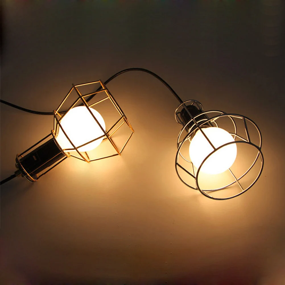 ФОТО 220V Vintage Iron Hardware Case Ceiling Light Industrial Edison Lamp Loft For Home Bar Restaurant Lights