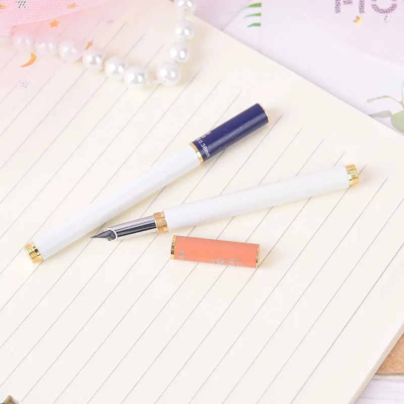 

1PCS/LOT 0.38MM Mini Fountain Pen Metal Fountain Pen Smoke Fountain Pen