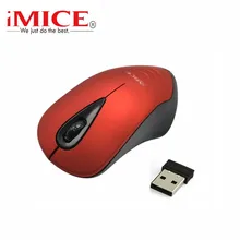 IMICE Беспроводная мини-мышь Эргономичный оптический компьютер 2,4 ГГц мыши 1200 dpi 3 кнопки портативный Mause с usb-приемником для ПК ноутбука