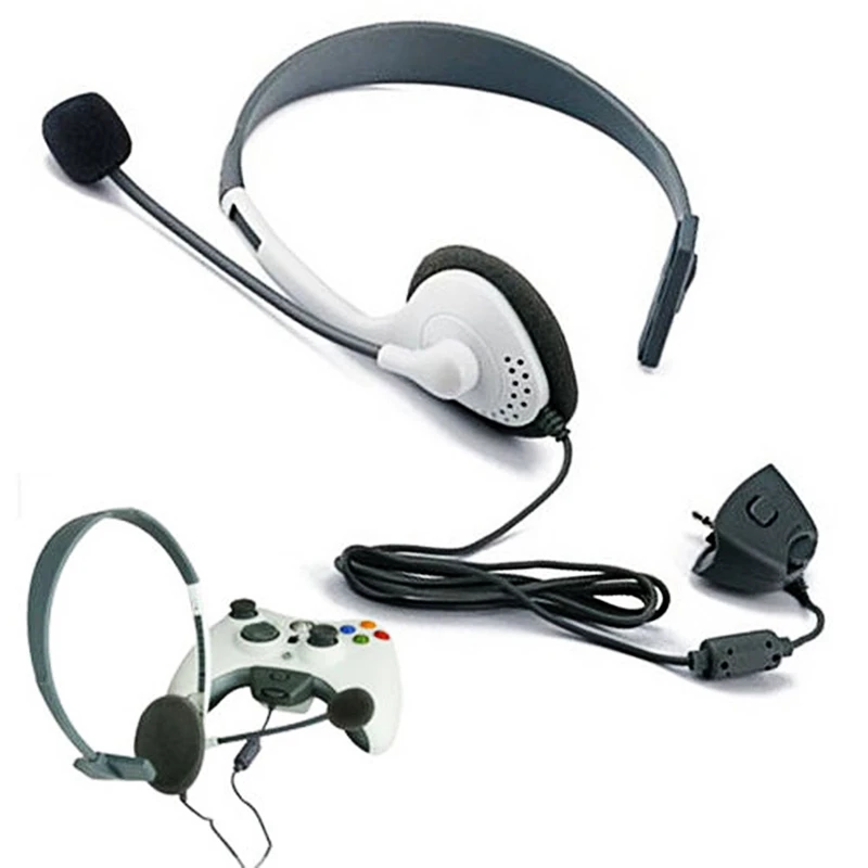 Wired Online Video Game Chat Headphone Headset with Microphone for Xbox