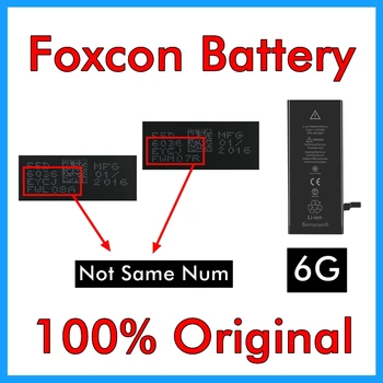 

DHL UPS 300 pcs 100% Original Genuine Foxcon Factory Battery for iPhone 6 6G 1810mAh 0 cycle can mix order