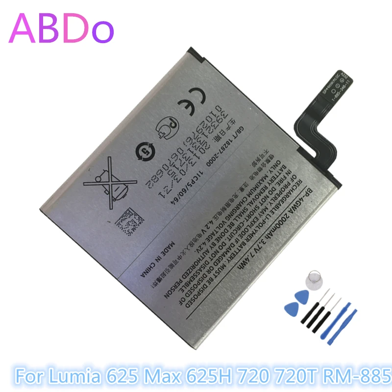 Аккумулятор для телефона Nokia Lumia 625 Max 625H 720 720T BP-4GWA 2000 мАч сменные батареи качества
