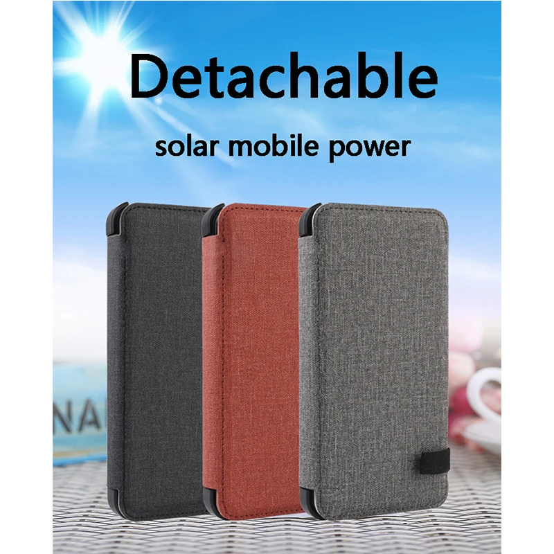 Последняя модель 20000mAh солнечный банк питания водонепроницаемое солнечное зарядное устройство Внешняя батарея резервный чехол для сотовые телефоны, планшеты