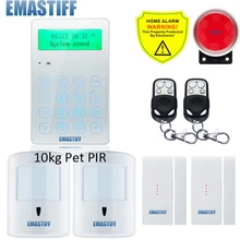 Новинка 433 МГц Беспроводная GSM DIY домашняя сигнализация наборы IOS и Android приложение домофон сирена охранная сигнализация наборы