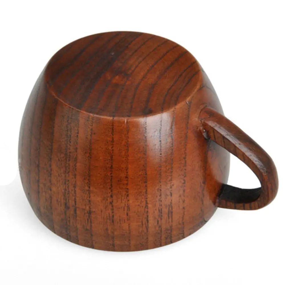 Деревянная чашка ручной работы из натурального дерева кофе чай сок чашка для молока воды посуда для напитков инструменты Рождественский подарок