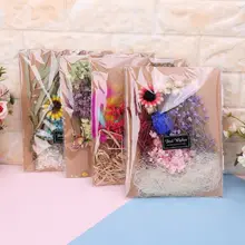 Прессованный высушенный цветок гербарий из растений малыш сделай сам материал художественное ремесло скрапбук ручной работы открытка подарок