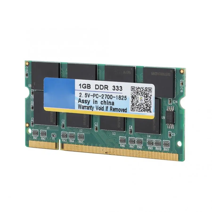 

Xiede 1G 333MHz 200pin 2.5V Laptop RAM for DDR PC-2700 notebook Full Compatibility for Intel / AMD Ram Support Notebook