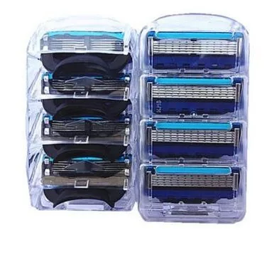 4 قطعة/الوحدة شفرات حلاقة 5 طبقة شفرة الحلاقة ل Gilettee الانصهار الطاقة ماكينة حلاقة BladesFor جيليت Proglide آلة
