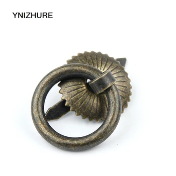

30pcs 23*39mm Retro Metal Kitchen Drawer Cabinet Mini Furniture Knobs Hardware Cupboard Ceramic tea pot handle