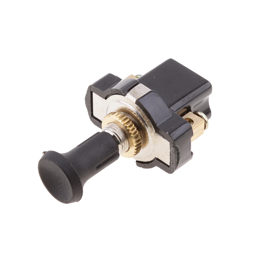 Universal Marine Caravan Farm Machine High performance On-Off Long Push Pull Switch Screw Terminals Breaker Wear Resistant