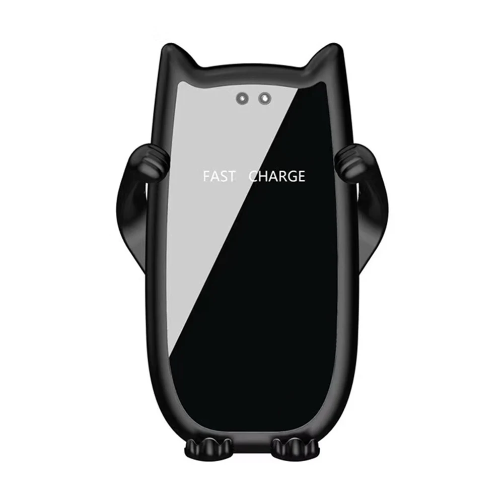 

10w QI wireless car fast charger for iphone XS X 8 XR for car samsung S10 Xiaomi mi 9 automatic clamping charging phone holder