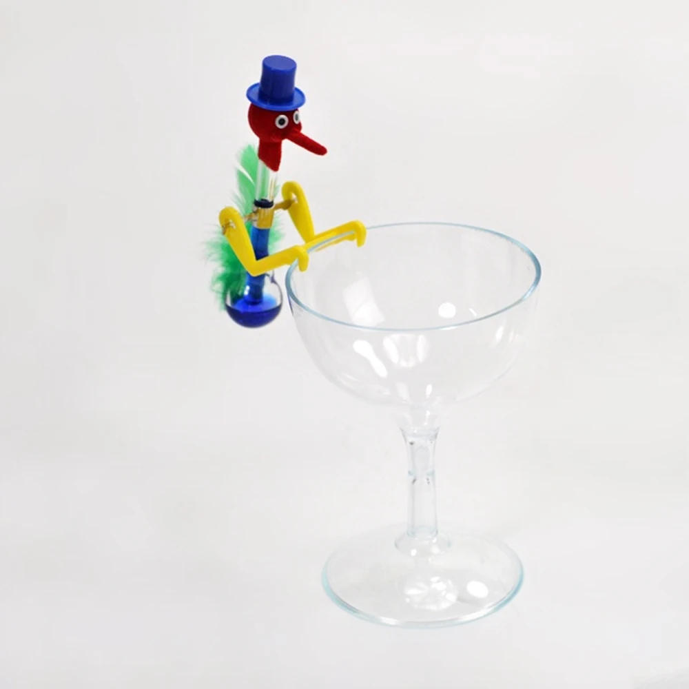 

Mini Size Glass Cup Drinking Bird Toys Kids Adult Antistress Fidget Gadget Toy Lucky Bobbing Bird for Children Gift