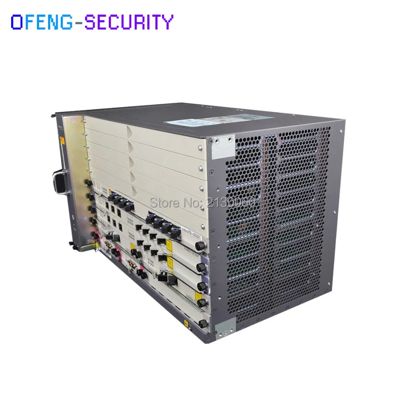 Fibra olt Huawei GPON MA5683T Оборудование для оптоволокна с шасси + вентилятор 2 * scun gicf PRTE X2CS