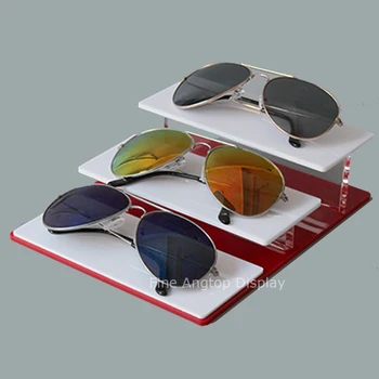 Acrylic Step Display Rack Eyeglasses Sunglasses Jewelry Show Stand Holder Plexiglass Display Shelf transparent acrylic pen rack jewelry accessories shelves small items show eyebrow pencil display shelf collection display