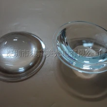 Оптические стеклянные линзы диаметром 51,5 мм Фокусировочный фонарик плоско выпуклая линза, высокомощный светодиодный объектив