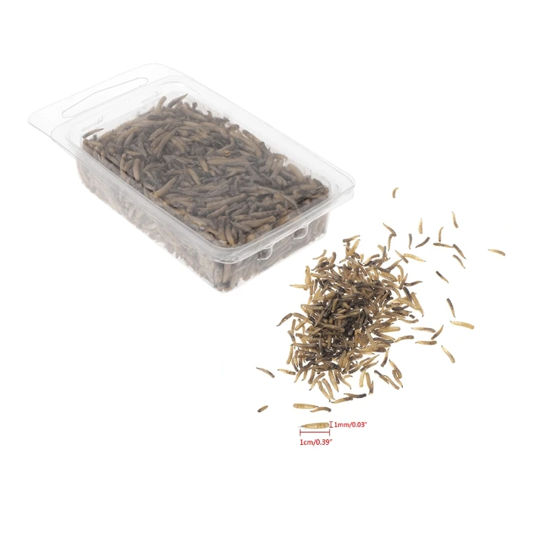 

1 Bag 10g Fishing Bait Artificial Lure Clean Dry Worms High Protein Carp Fishing