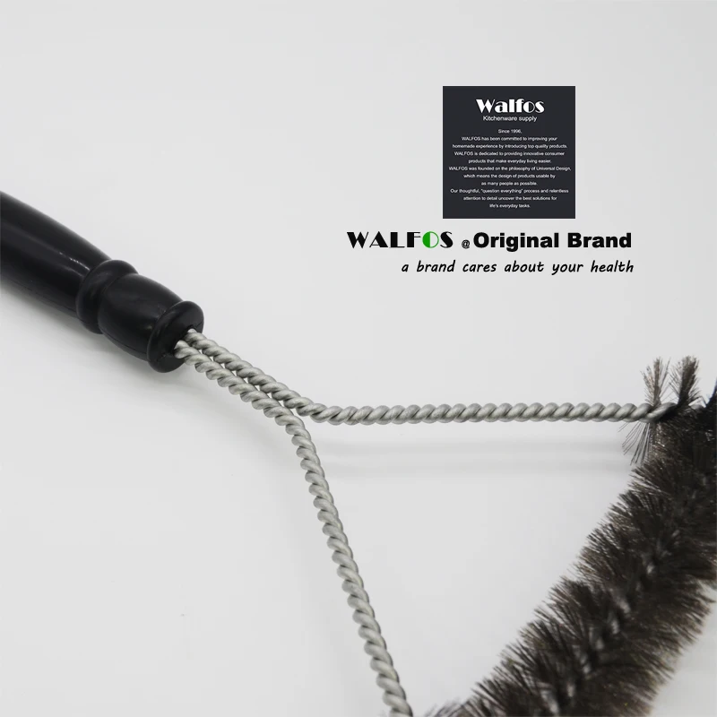 Non-Stick Barbecue Grill BBQ Brush Stainless Steel Wire Bristles Cleaning Brushes With Handle Durable Cooking BBQ Tools Hot Sale
