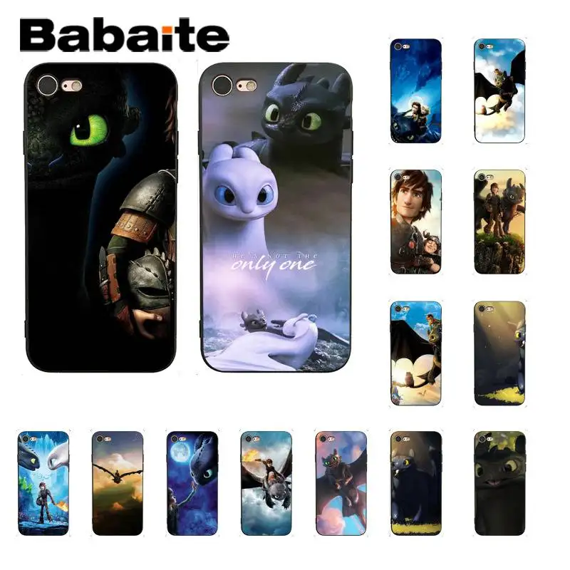 

Babaite toothless How To Train Your Dragon Colorful Cute Phone Case for iPhone 8 7 6 6S Plus X XS MAX 5 5S SE XR Fundas Capa