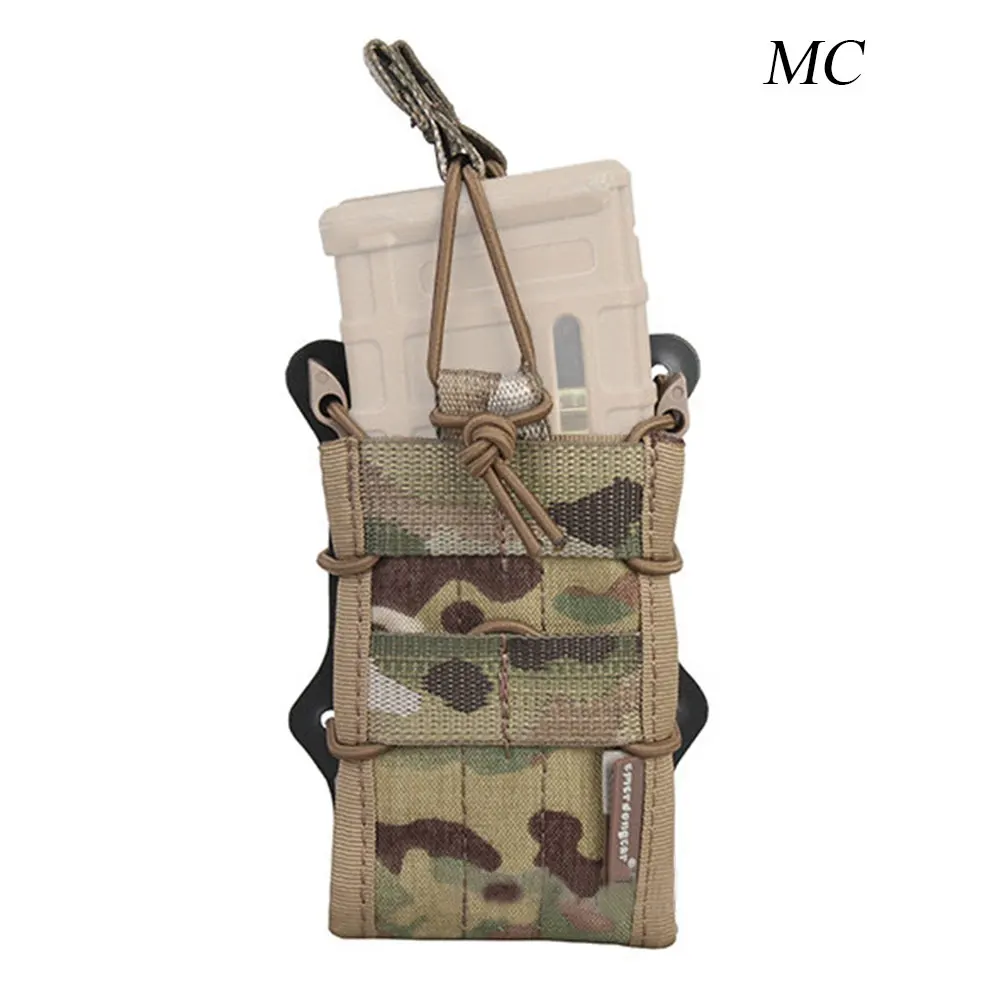 EMERSONGEAR 5,56 Двойной модульный винтовочный подсумок для M4 M16 Mag Molle подсумок для страйкбола охоты MOLLE подсумок Мультикам EM6035 - Цвет: MC