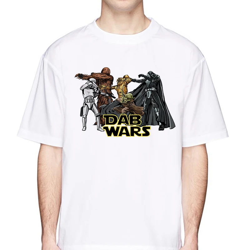 Футболка Star Wars, Мужская Новая Дизайнерская футболка, мужская летняя футболка, Звездные войны, футболка с роботом, Дарт Вейдер, принт, топ, футболка, homme - Цвет: 025