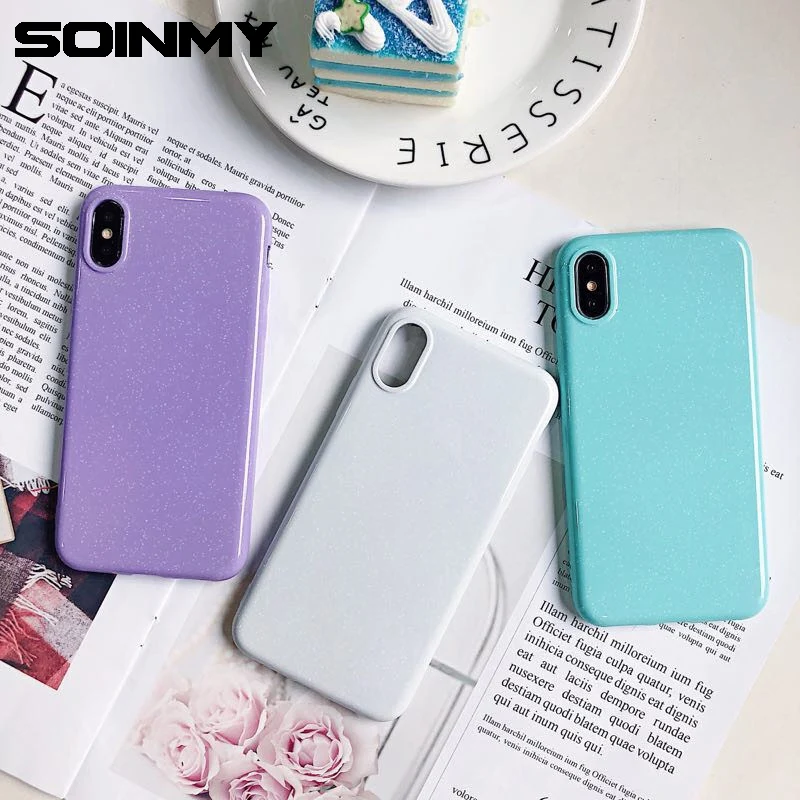 

Candy Color Honor 9 Lite Case for Huawei Honor 8X Case Glitter TPU Coque Cover for Huawei Honor 8 9 9i 10 Lite Nova 3 3i Fundas
