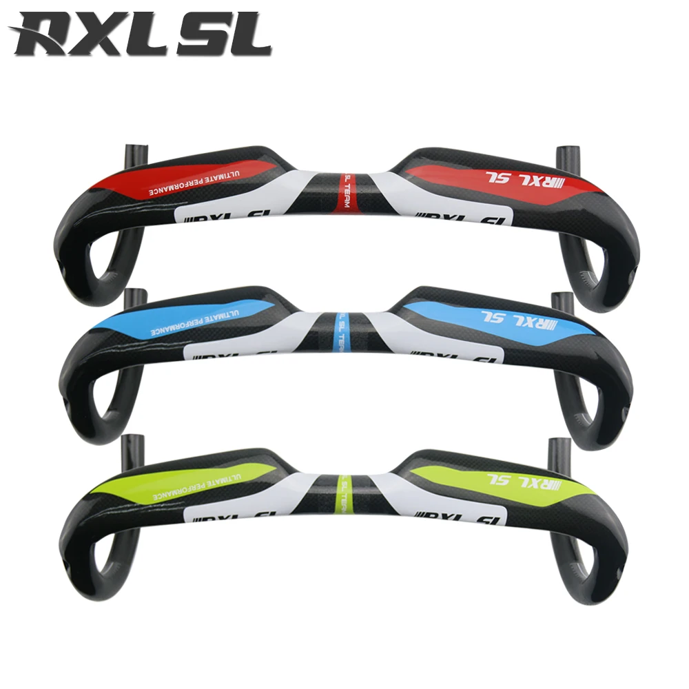 RXL SL руль для велосипеда углеродное волокно 3K глянцевый углеродный шоссейного