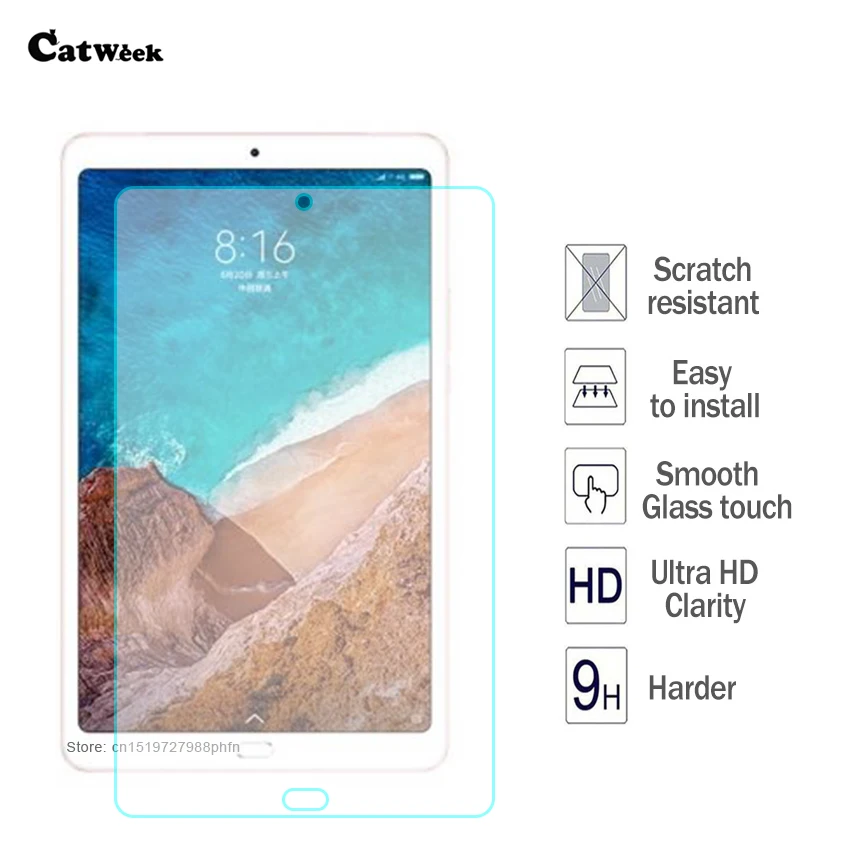 

9H Tempered Glass For Xiaomi mipad 4 Plus Mipad4 Mi Pad 4 Plus 10.1'' Explosion Proof HD Screen Protector Film 0.3mm Hard Cover