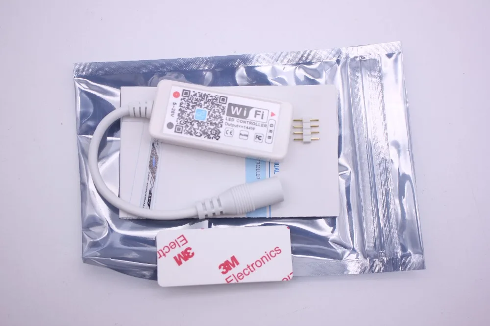 Wi Fi RGB / RGBW светодиодный контроллер Мини DC12V с RF IR 24Key пульт дистанционного